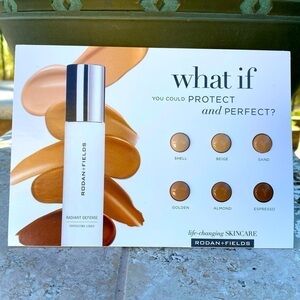 ⭐️HOST PICK☀️ Radiant Defense Perfecting Liquid 6 shades each card Rodan Fields